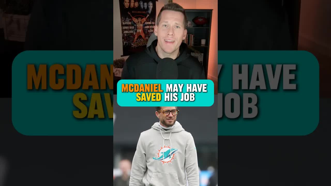 #Dolphins HC Mike McDaniel may have saved his job because of this one player…