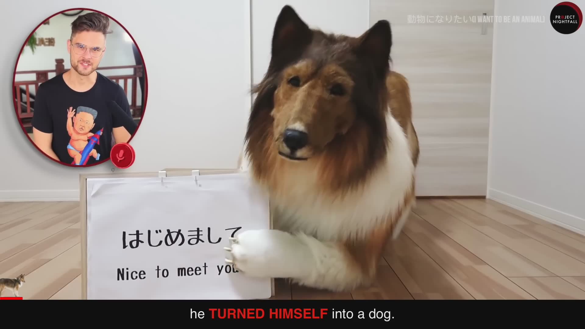 Japanese man spends fortune on realistic canine costume
