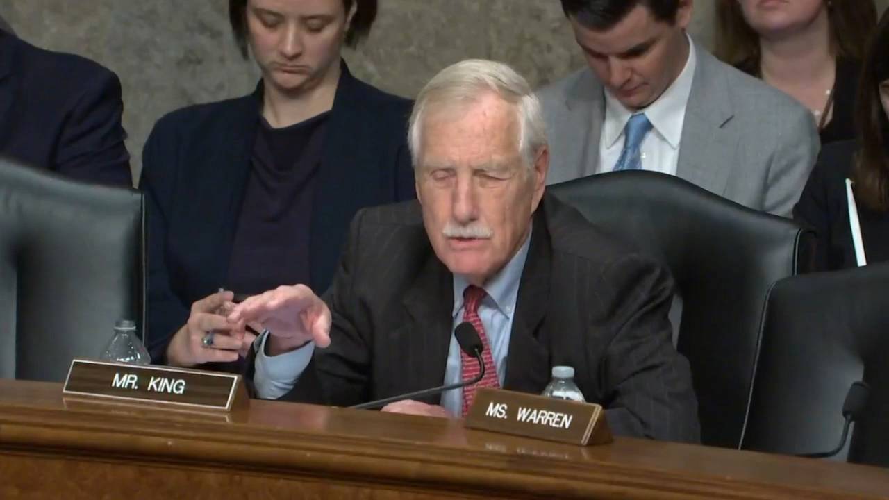 Senate Armed Services - Sen. King (D-ME): "What concerns me about the cases we're talking about today is the normalization of deploying the military domestically"