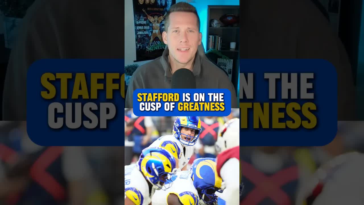 Matthew Stafford could cement himself as one of THE GREATS if the #Rams clinch the number one seed