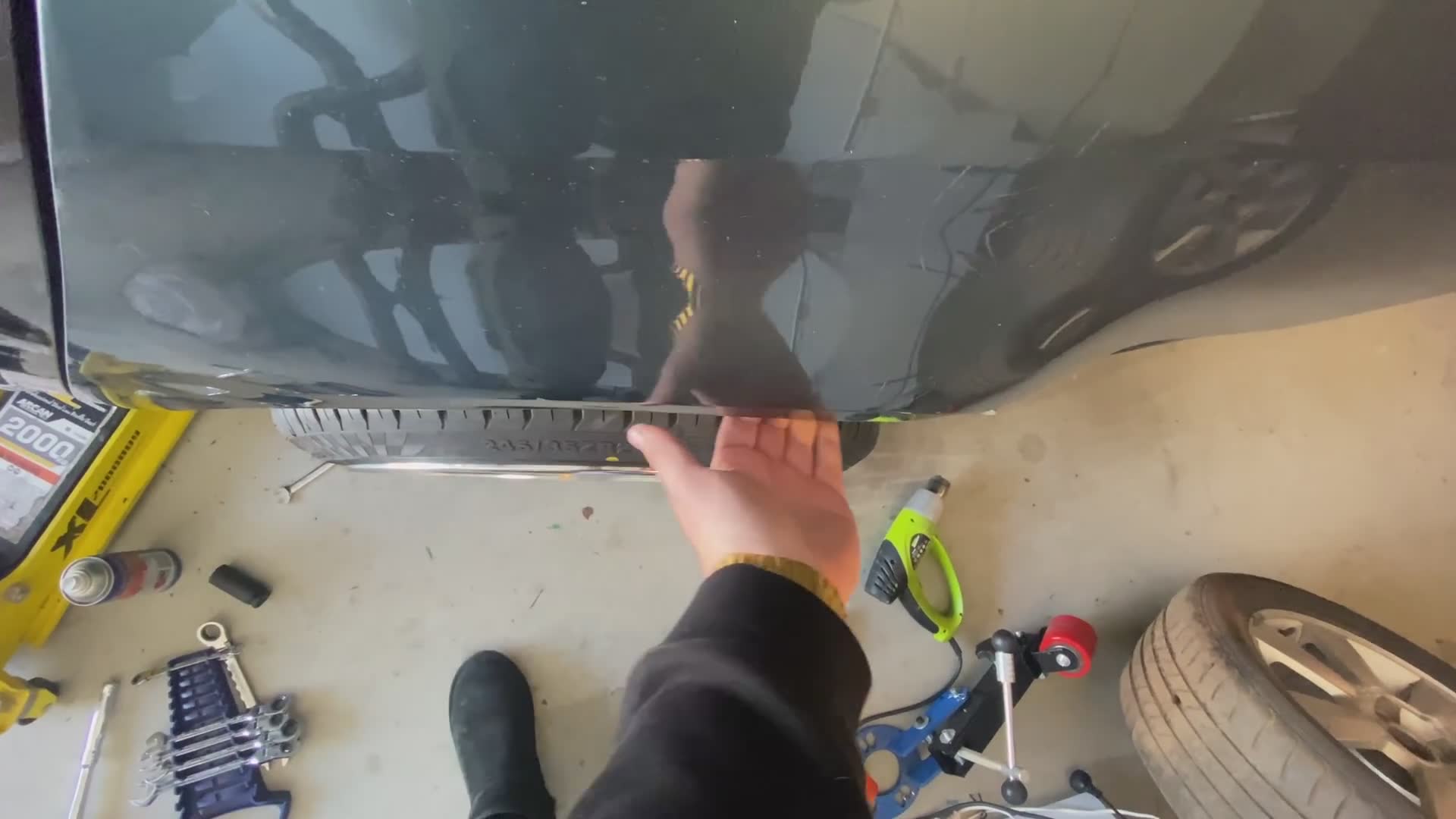 Removing wrap and transitioning to paint
