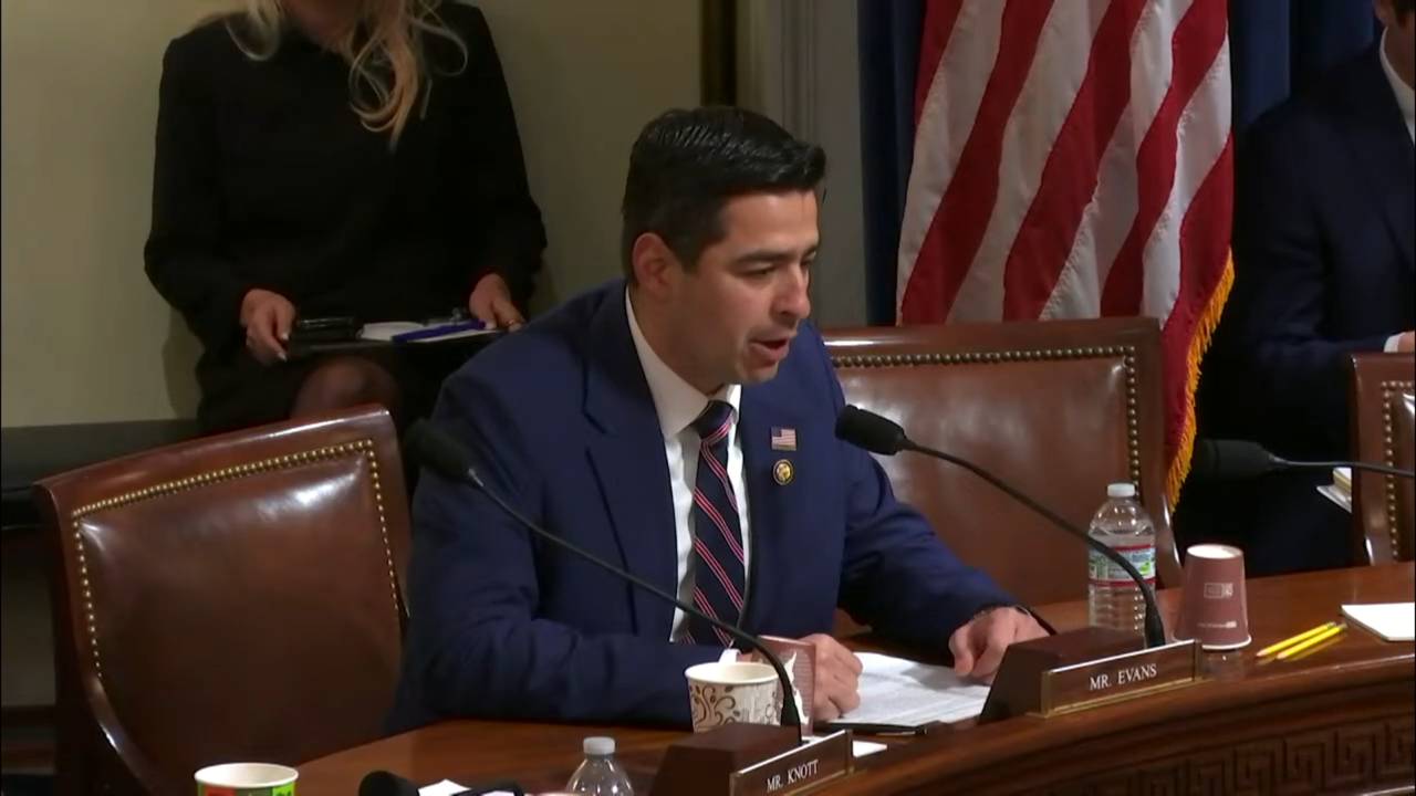 House Homeland Security - Rep. Evans (R-CO): “I'm incredibly thankful for all of the work that's been done to secure our border”