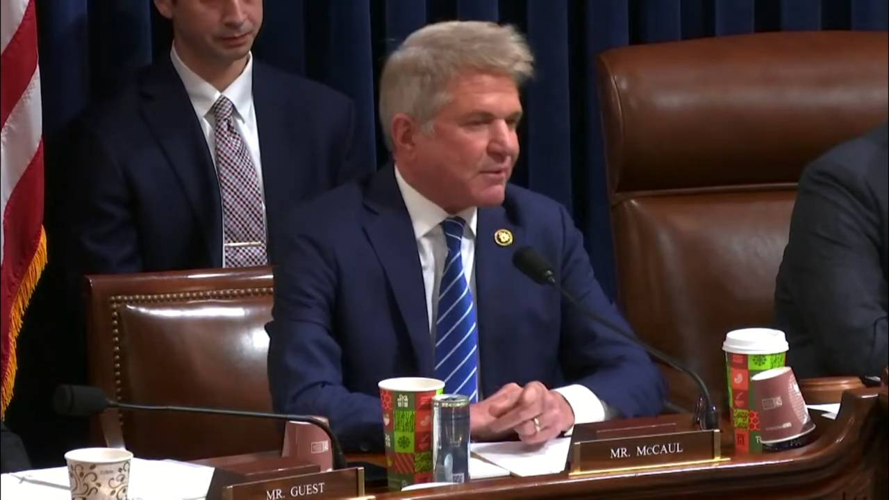 House Homeland Security - Rep. McCaul (R-TX): “If that's not self-defense I don't know what it is”