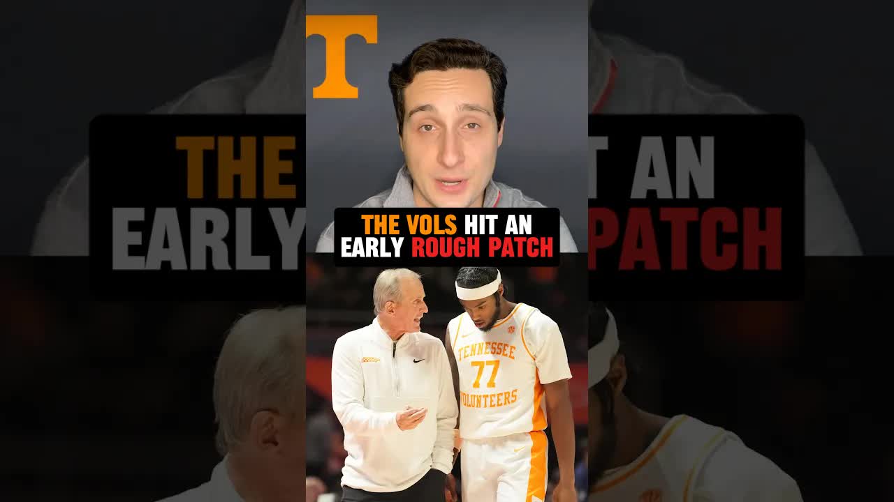 Don’t panic too much with the #Vols early struggles 👀 #Tennessee #basketball #edit #shorts #cbb