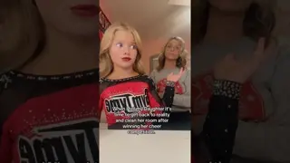 No time for room cleaning when you’re a champion. 🤣🤣 #cheer #competition #champion