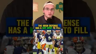 The #Irish have a big decision to make with the nickel position this offseason 👀 #NotreDame #shorts