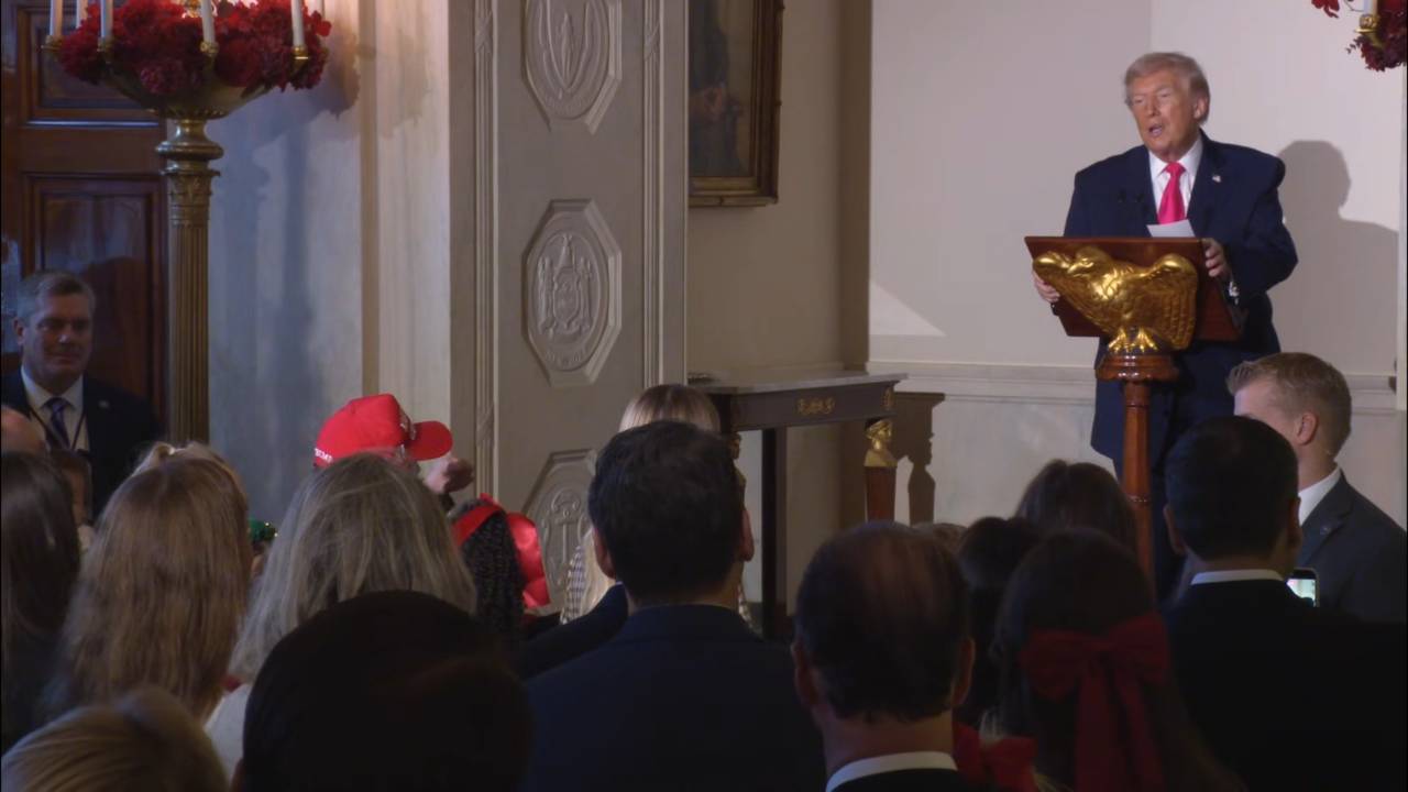 White House - 12 14 25 - President Trump: “We're building an arc like the Arc de Triomphe”