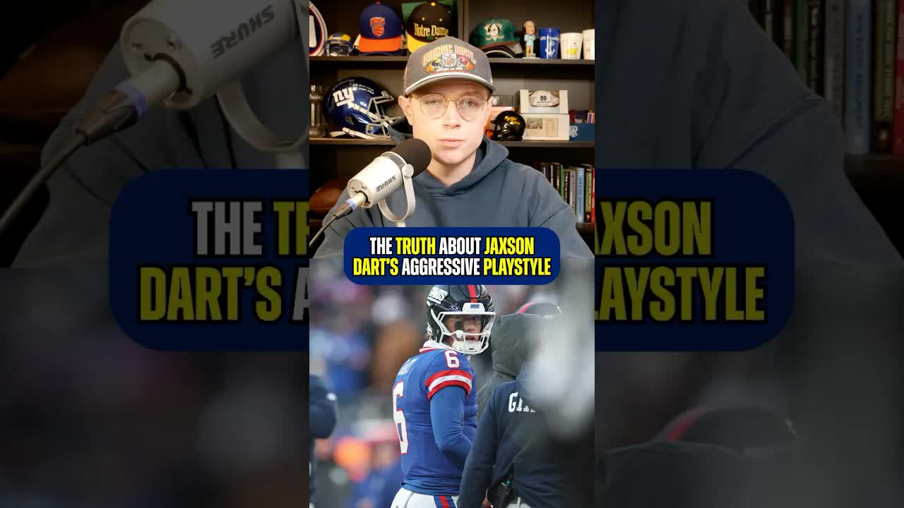 #Giants QB Jaxson Dart was playing much more careful yesterday. #jaxsondart #nygiants #quarterback episode artwork