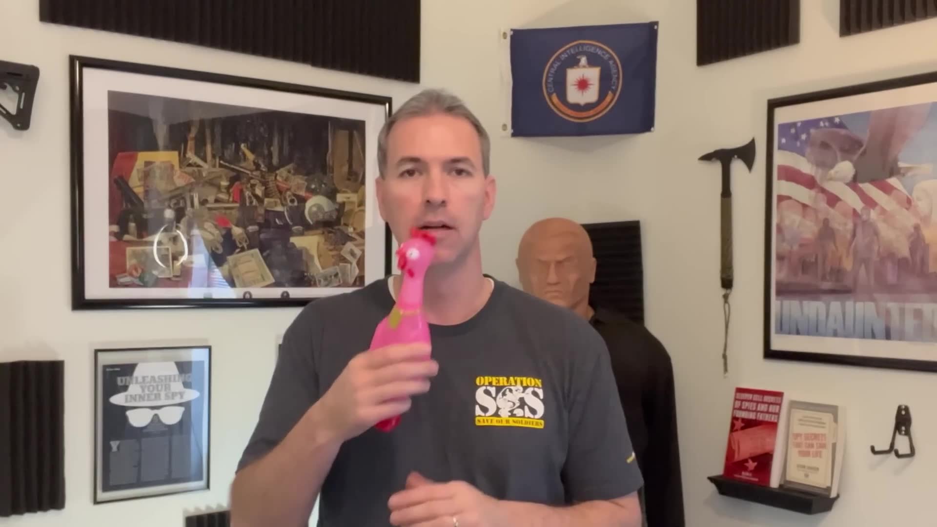 Combat axe for close-quarters defense