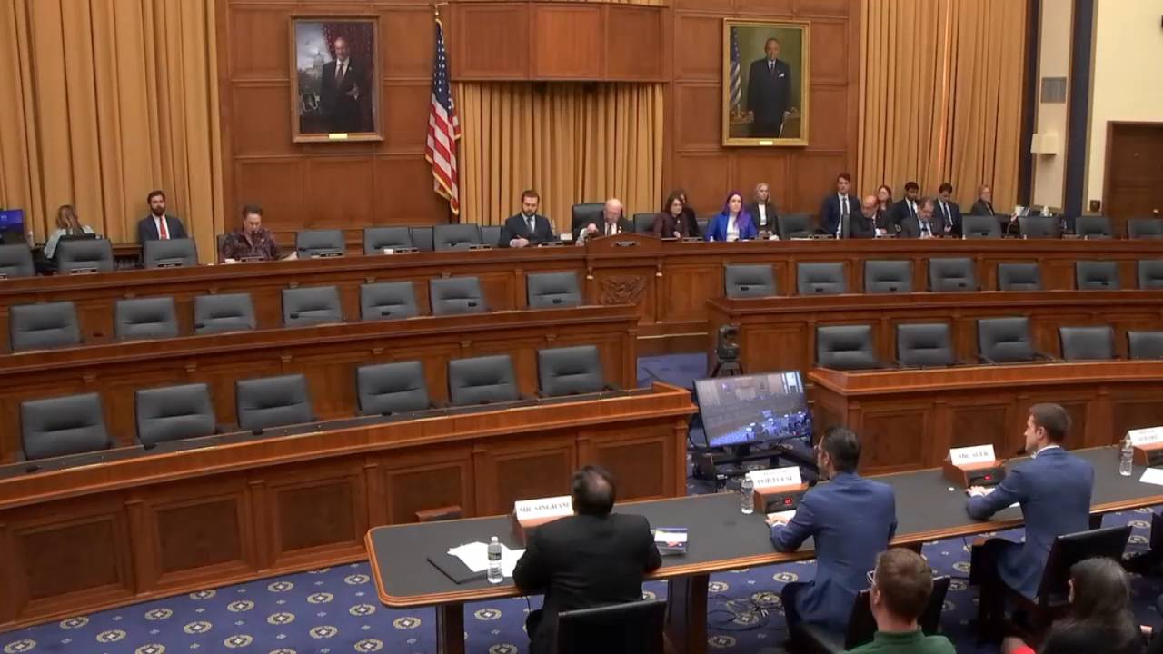 House Judiciary - Witness Prof. Portuese: "We cannot have blanket regulations where we treat equally legitimate U.S. firms and Chinese malware and spyware"