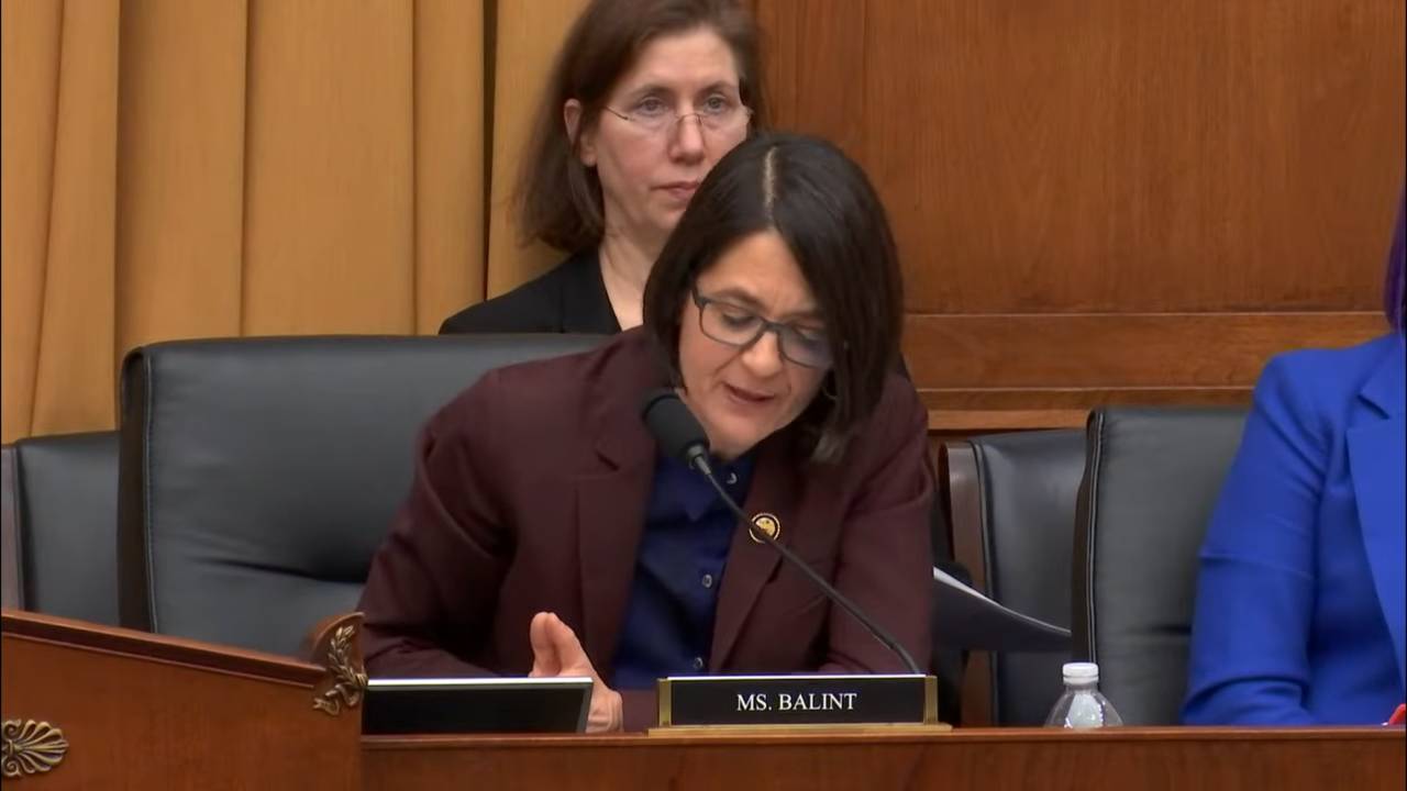 House Judiciary - Rep. Balint (D-VT): “the fate of any multibillion dollar deal is going to run right through the Oval Office”