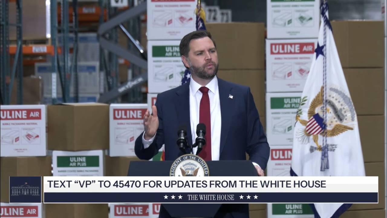 White House - VP Vance: “we're lowering regulations on American energy to get gas and groceries down”