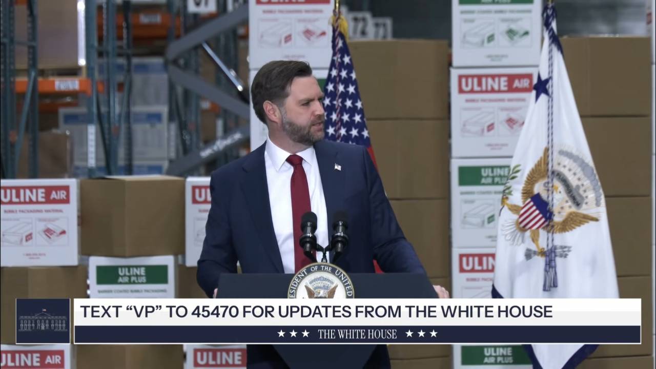 White House - VP Vance: “we finally got an American president who wants to invest in American energy”