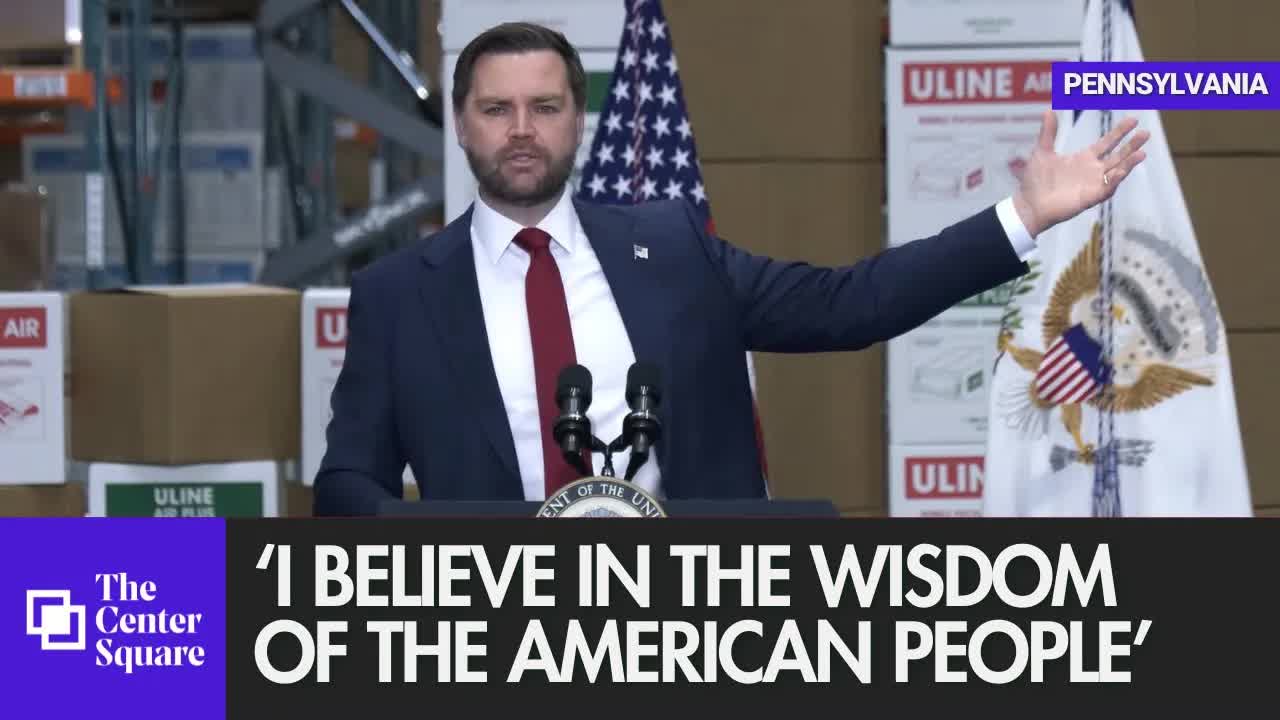 VP J.D. Vance: "I believe fundamentally in the wisdom of the American people"
