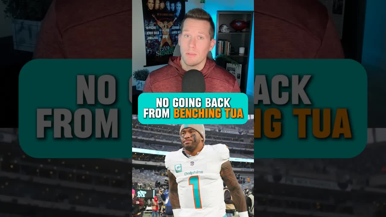 The #dolphins MUST part ways with Tua Tagovailoa in 2026 after benching him in Week 16