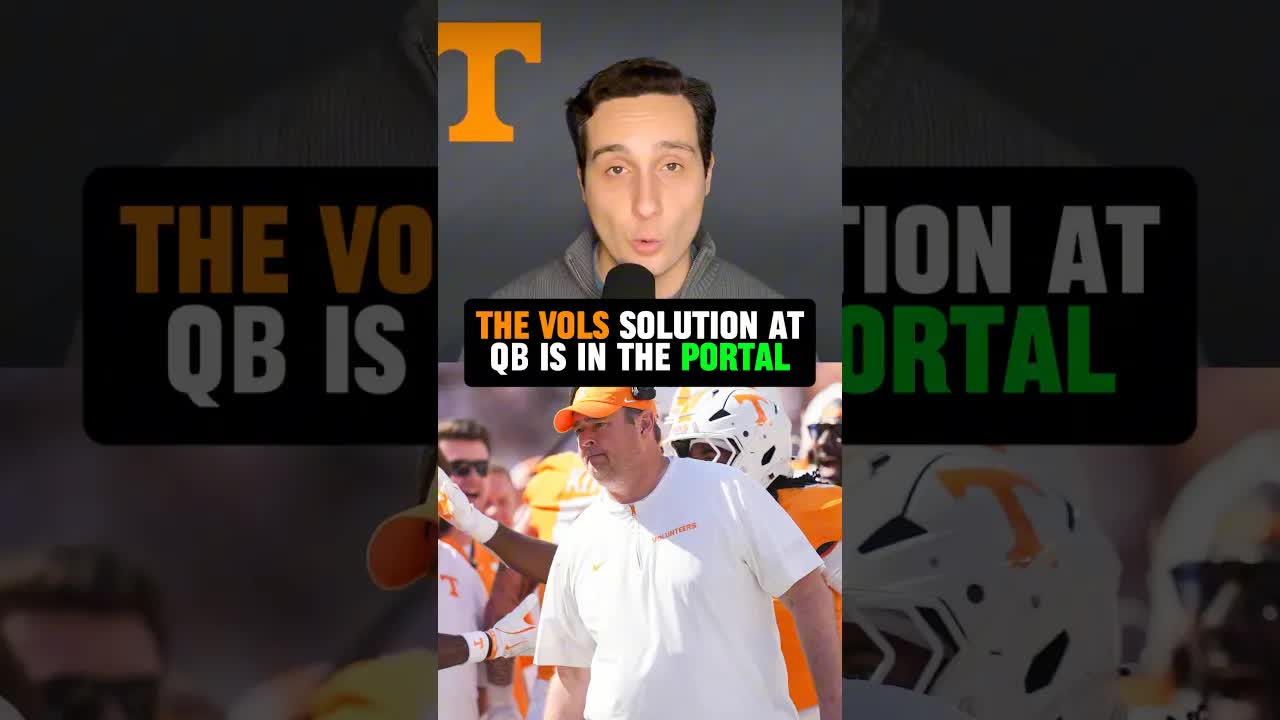 The #Vols need a veteran QB to bridge the program into the future #Tennessee #football #shorts episode artwork