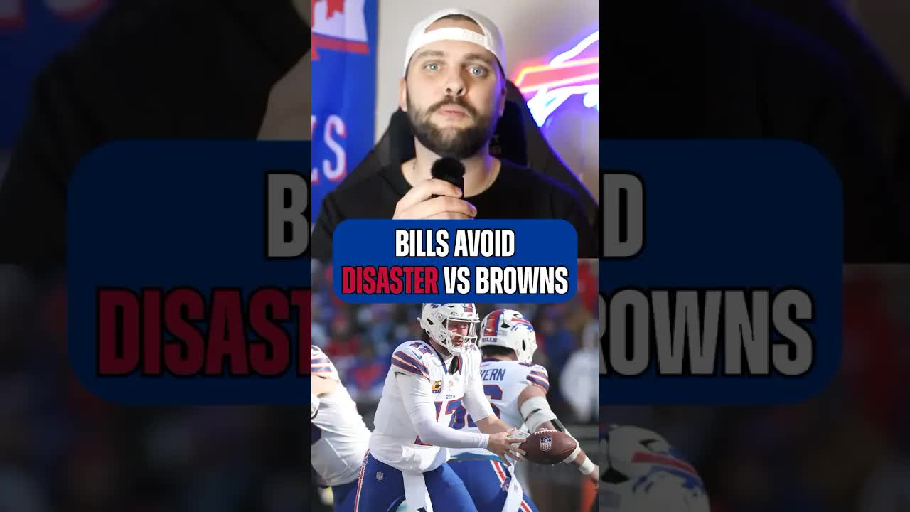 A win is a win for the #Bills. #buffalobills #atozsports #clevelandbrowns #joshallen #nflfootball