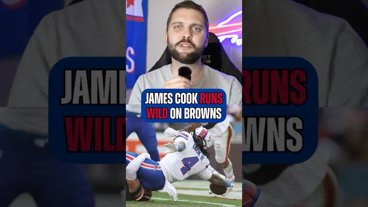Congrats to #Bills RB James Cook on an AMAZING performance! #buffalobills #atozsports #jamescook