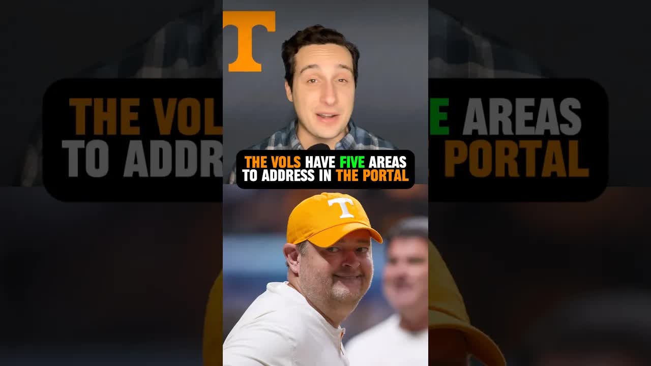 The transfer portal offers the #Vols a chance to fill some gaps in the roster 💪 #football #shorts