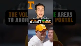 The transfer portal offers the #Vols a chance to fill some gaps in the roster 💪 #football #shorts