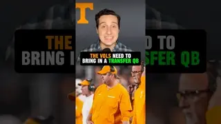 Bringing in an experienced starter is the BEST move for the #Vols next year 🍊 #Tennessee #football