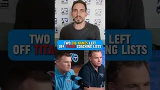 The REAL reason why the #Titans aren’t connected to Mike McCarthy and Robert Saleh…