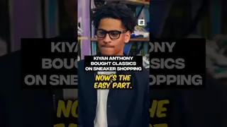 Kiyan Anthony bought classics on #SneakerShopping