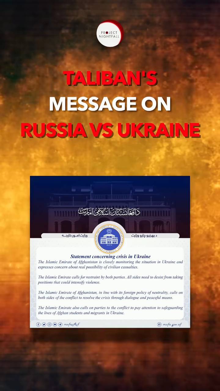 What Taliban says about Russia-Ukraine war