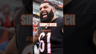 Everybody loves when the big man gets the ball #bengals #cincinnati #nfl #whodey #fyp #fypシ #shorts