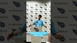 #Titans QB Cam Ward made lots of “wow” plays today. #atozsports #camward #tennesseetitans #nfl