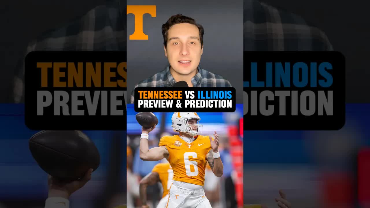 Predicting the #Vols last game of 2025 in Nashville 🍊 #Tennessee #Illinois #football #edit #shorts