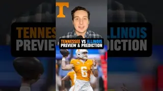 Predicting the #Vols last game of 2025 in Nashville 🍊 #Tennessee #Illinois #football #edit #shorts