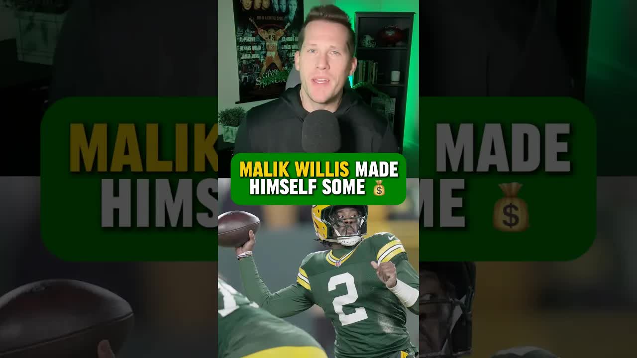 #packers Malik Willis stellar performance on SNF potentially made the backup a lot of money in 2026…