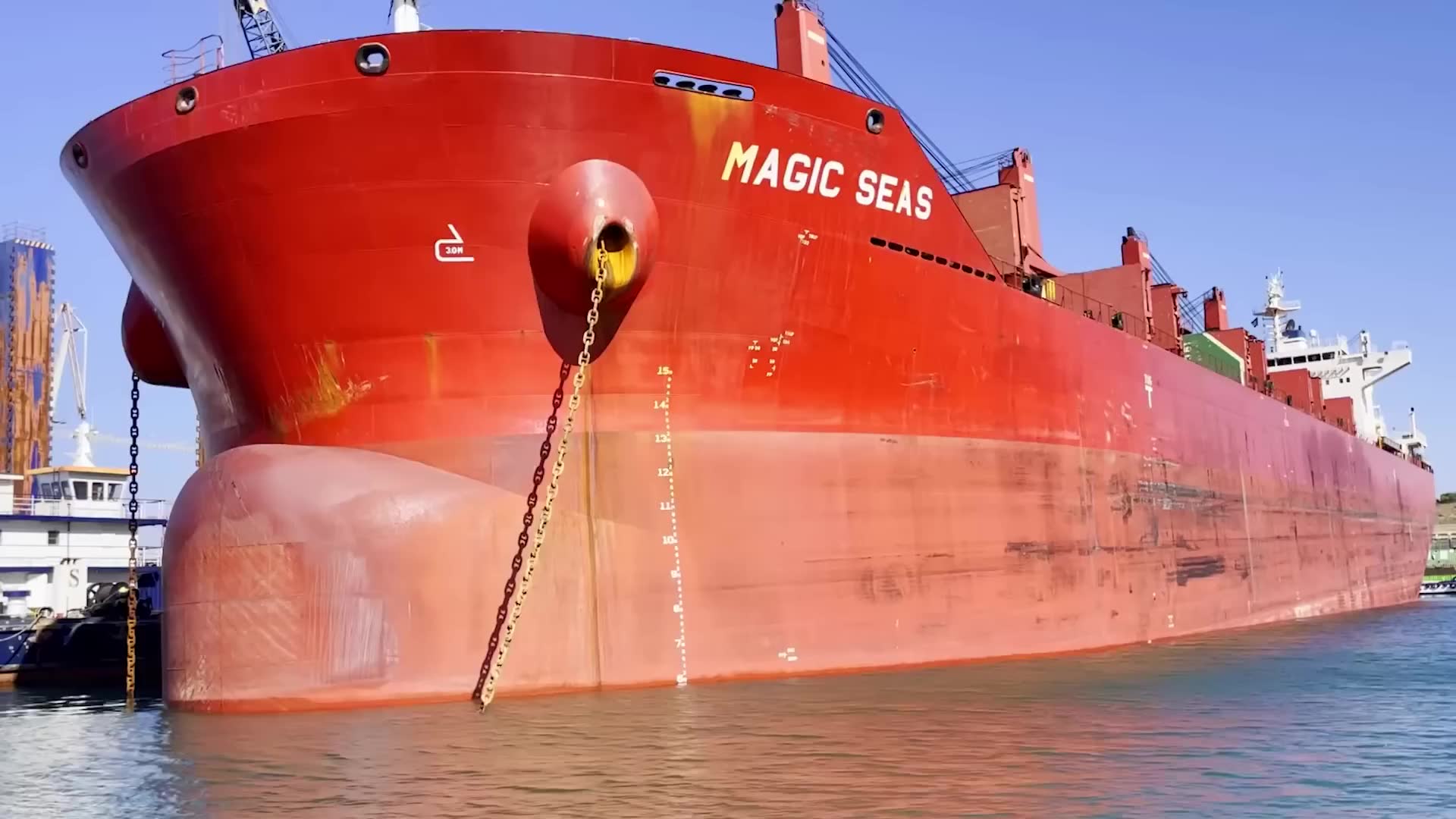 Houthi strike on commercial vessel in shipping lane
