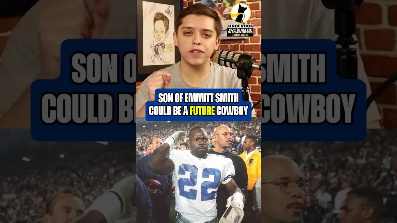 Son of #Cowboys legendary RB Emmitt Smith has declared for the #NFLDraft #shorts #football episode artwork