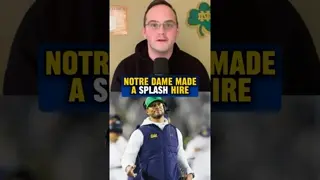 The #Irish made a home-run hire when they needed it the most ☘️ #NotreDame #edit #football #shorts
