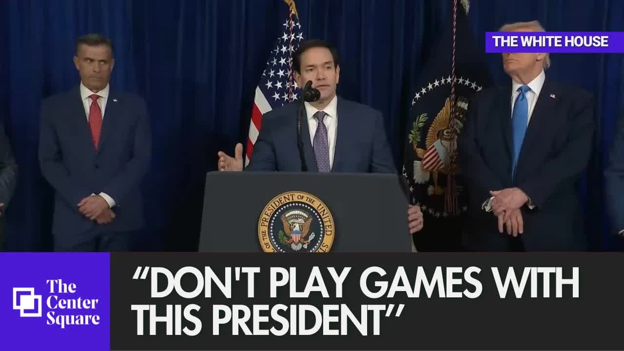 Sec. Rubio gives a statement on capturing Venezuelan President Maduro