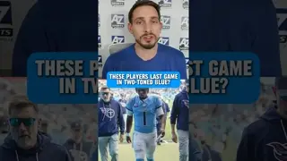 These are the #Titans who may be playing their LAST GAME in two-toned blue Sunday