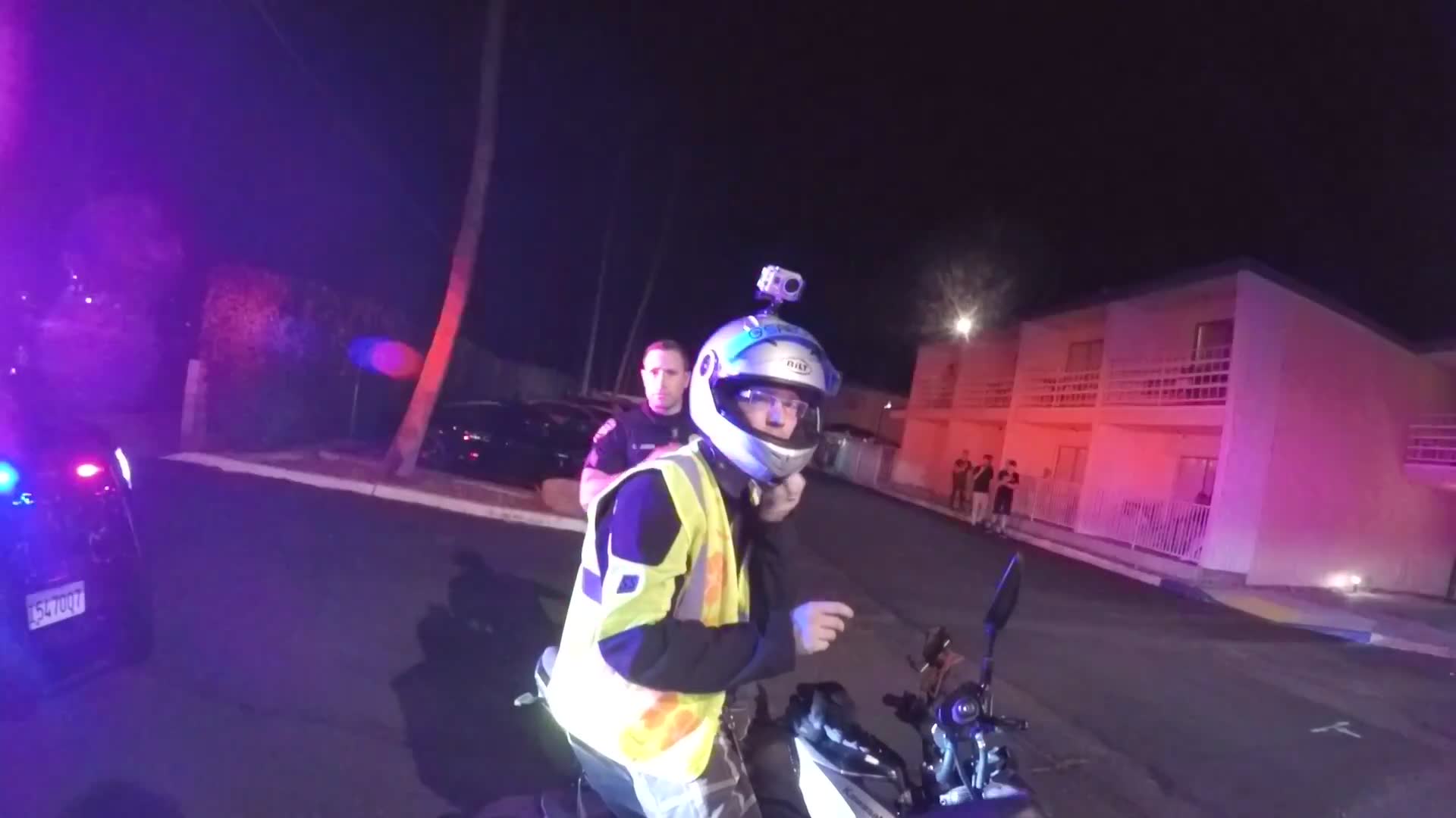 Authority dispute escalates between rider and police officer