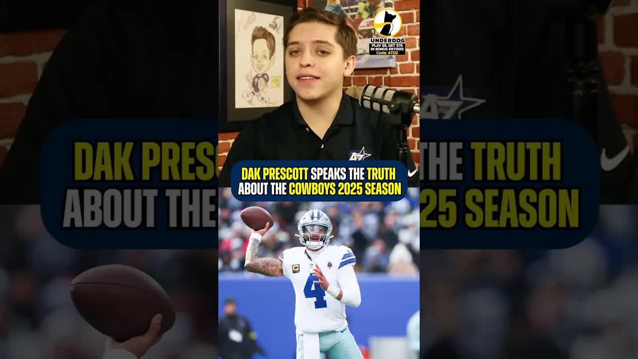 #Cowboys QB Dak Prescott speaks out about the 2025 season #dallas #nfl episode artwork