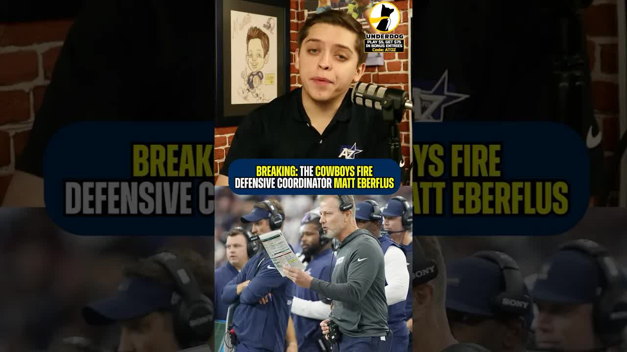 The good & bad news about the #Cowboys firing Matt Eberflus #nfl #dallas #fired #cowboysnation episode artwork