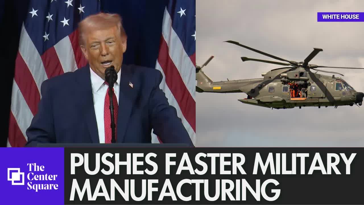 President Trump pushes faster military manufacturing