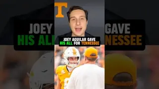 Another year with Aguilar in this #Vols offense is the BEST case scenario 🍊 #quarterback #football