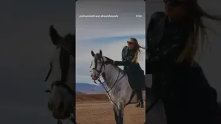 Between ancient walls and endless horizons 🐎