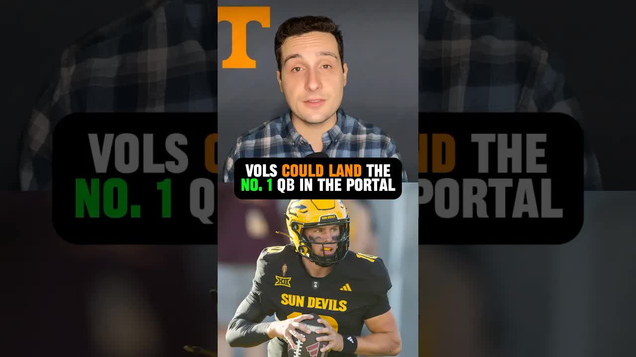 Leavitt would be a GREAT fit with Heupel and the #Vols offense 🔥 #Tennessee #football #edit #shorts