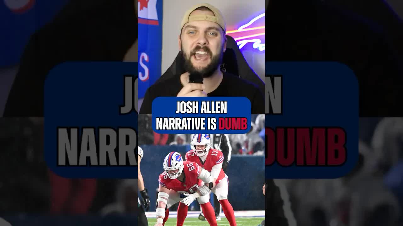 The standard for #Bills QB Josh Allen is getting out of hand. #buffalobills #joshallen #nflplayoffs