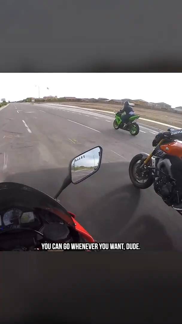 Naked bike's torque makes wheelies effortless