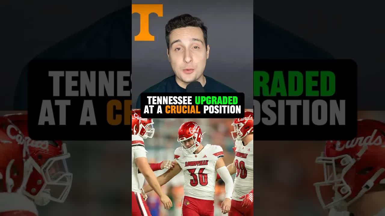 The #Vols new kicker will look to improve a crucial phase of the game 🍊 #Tennessee #football #edit
