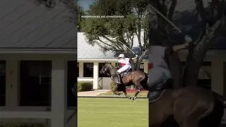 @jordan_fikes and Energia Conversa racing to goal in RED BARN FEED & SUPPLY WOW CHALLENGE