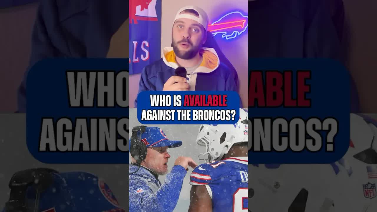 There is a glimmer of hope in the #Bills injury report. #atozsports #buffalobills #denverbroncos